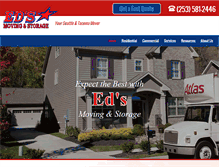 Tablet Screenshot of edsmoving.com